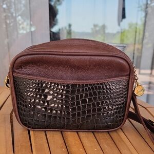 Bally Brown Leather Crossbody Bag